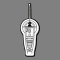 Zipper Clip W/ Parking Meter Tag
